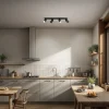 Philips plafondspot Pongee zwart 4xGU10
