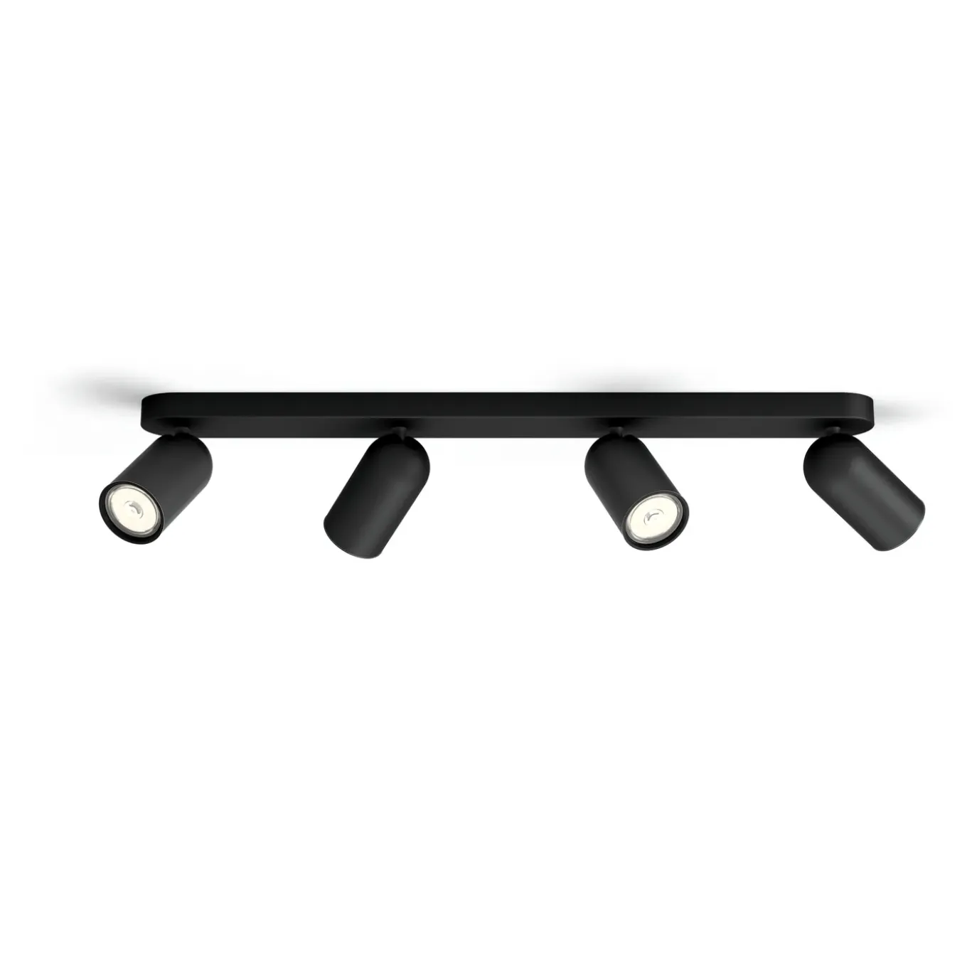 Philips plafondspot Pongee zwart 4xGU10