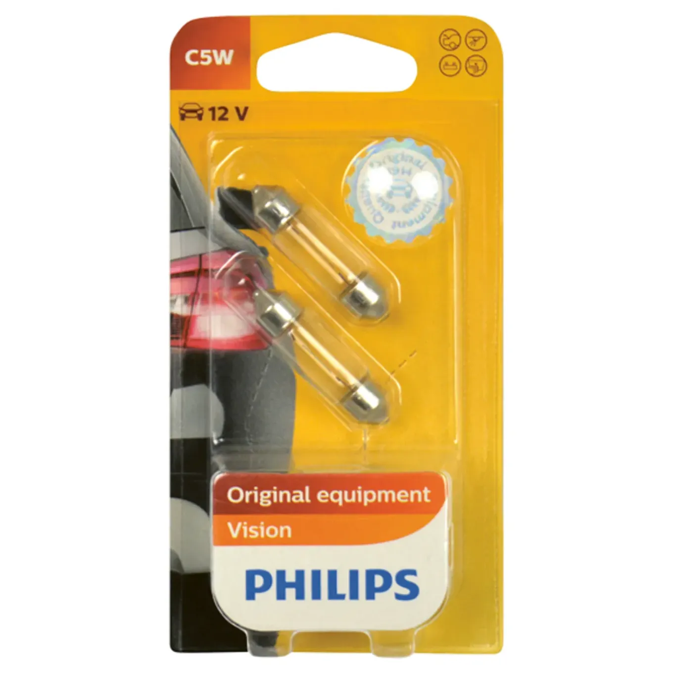 Philips signaallamp Vision 12844B2 C5W