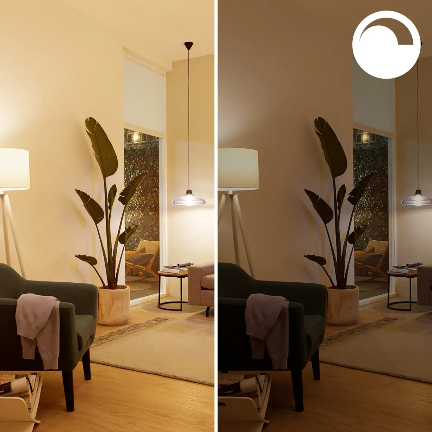 Philips slimme ledfilamentlamp A60 amber E27 7W