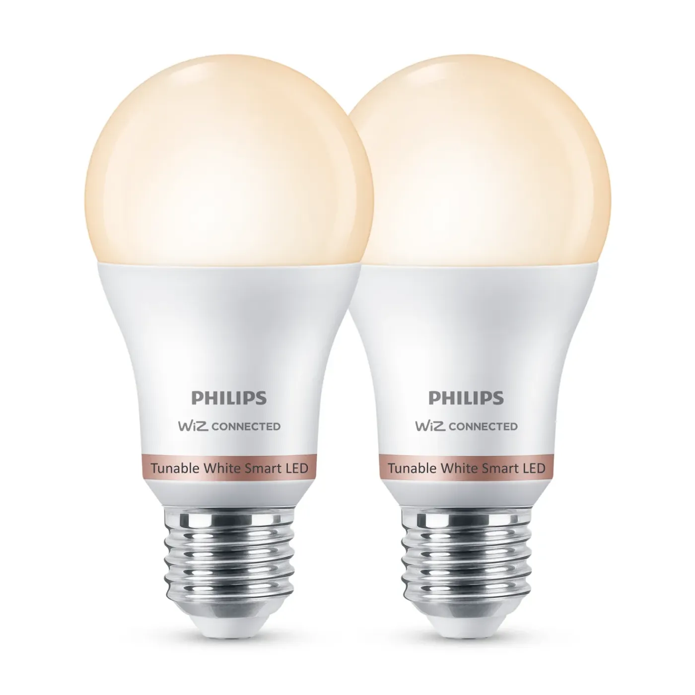 Philips slimme ledlamp A60 E27 8W set van 2