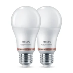 Philips slimme ledlamp A60 E27 8W set van 2