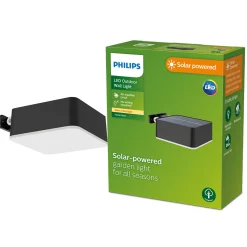 Philips solar wandlamp Vynce square SL43 zwart 1 st