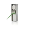 Philips spatwaterdicht stopcontact Rock verticaal geaard lateraal 2-polig wit IP44