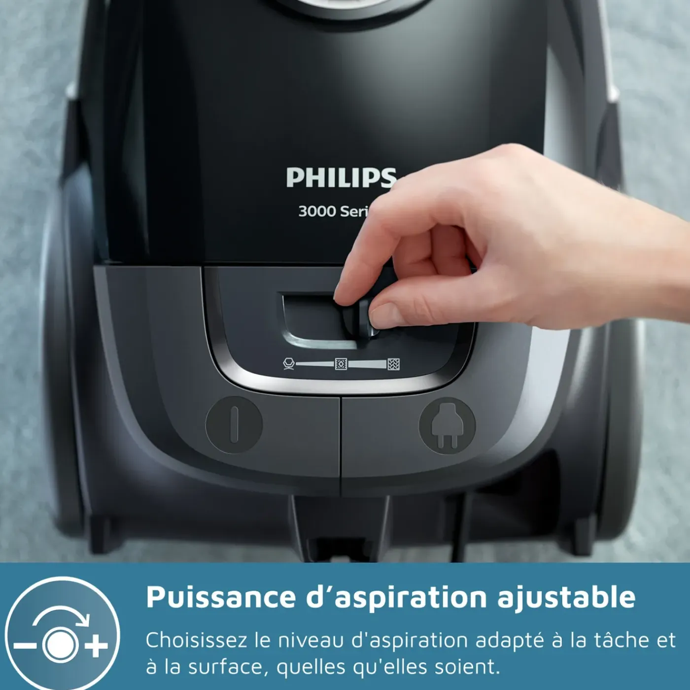 Philips Stofzuiger Met Zak Xd3112/09 Serie 3000 Performer Compact 900w 79db Zw