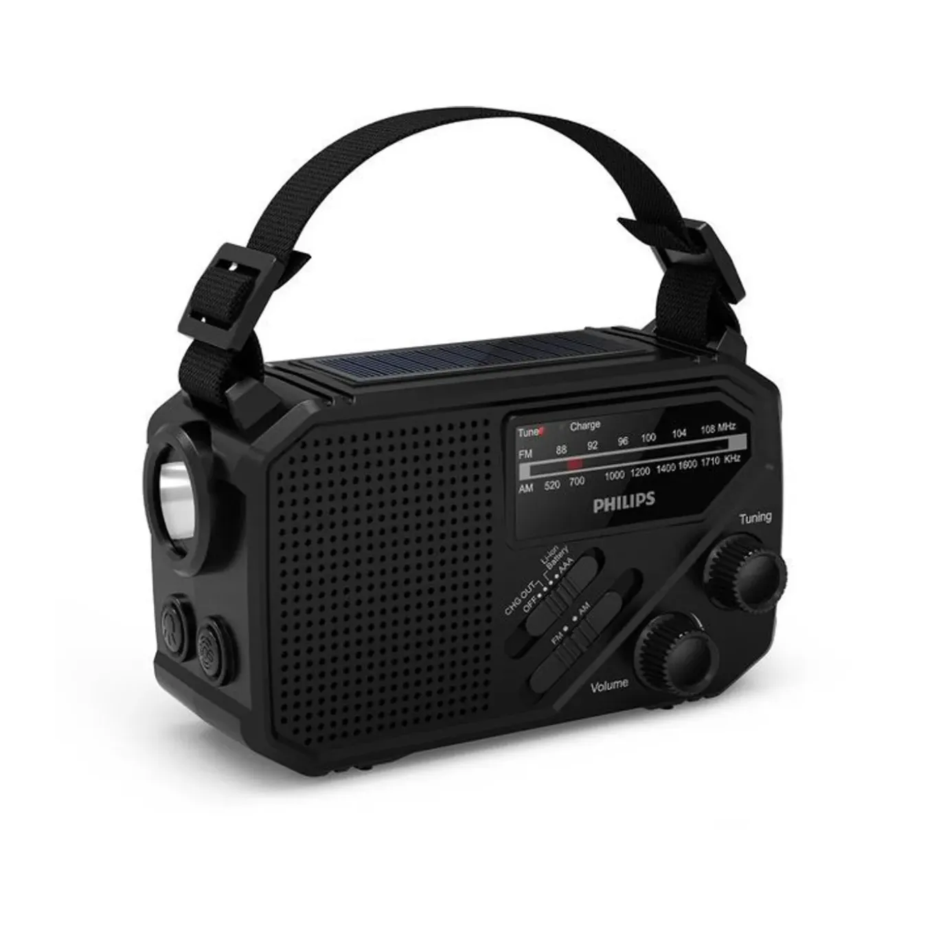 Philips Tar1609 Draagbare Noodradio Fm/am-radio - Zwart