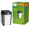 Philips wandlamp Shroud zwart opaal 2,3W met sensor