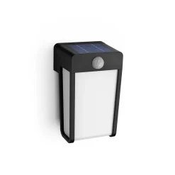 Philips wandlamp Shroud zwart opaal 2,3W met sensor
