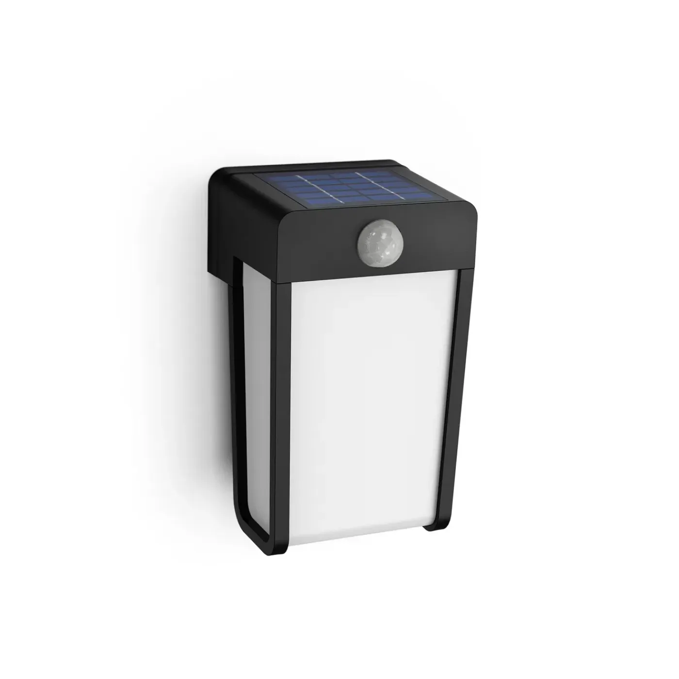 Philips wandlamp Shroud zwart opaal 2,3W met sensor