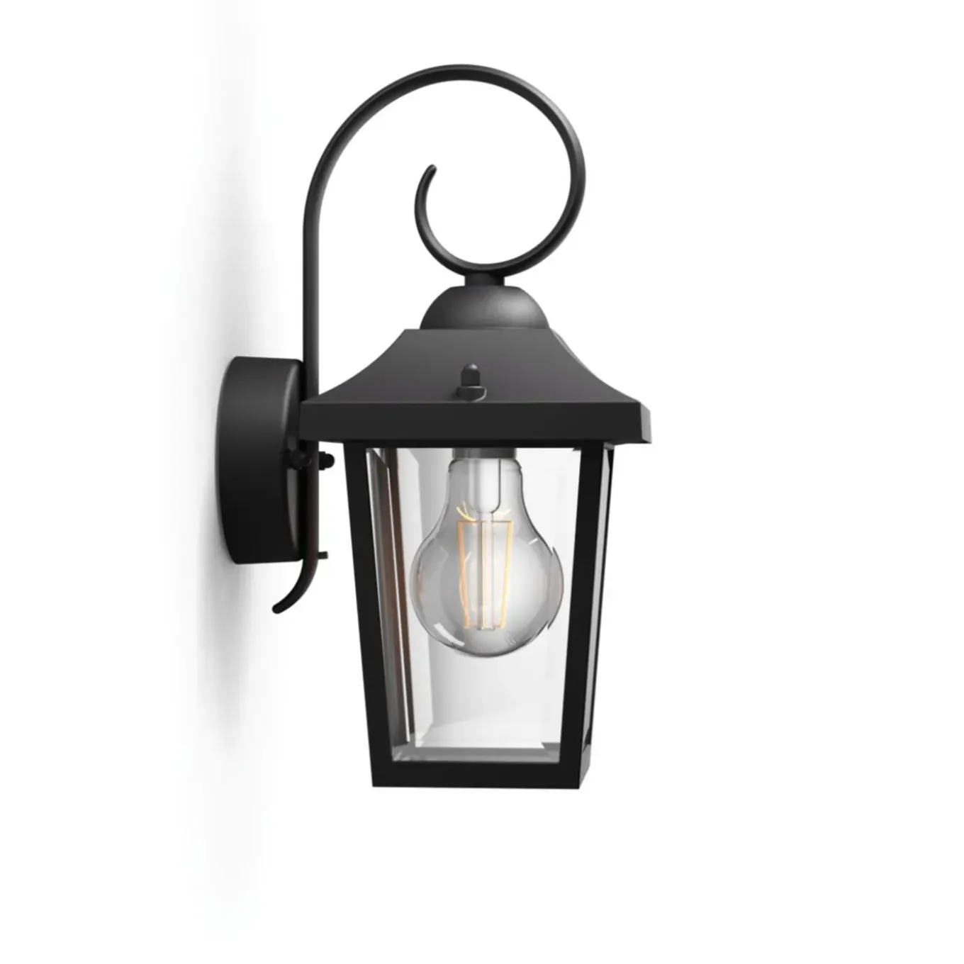 Philips wandlantaarn Buzzard zwart E27
