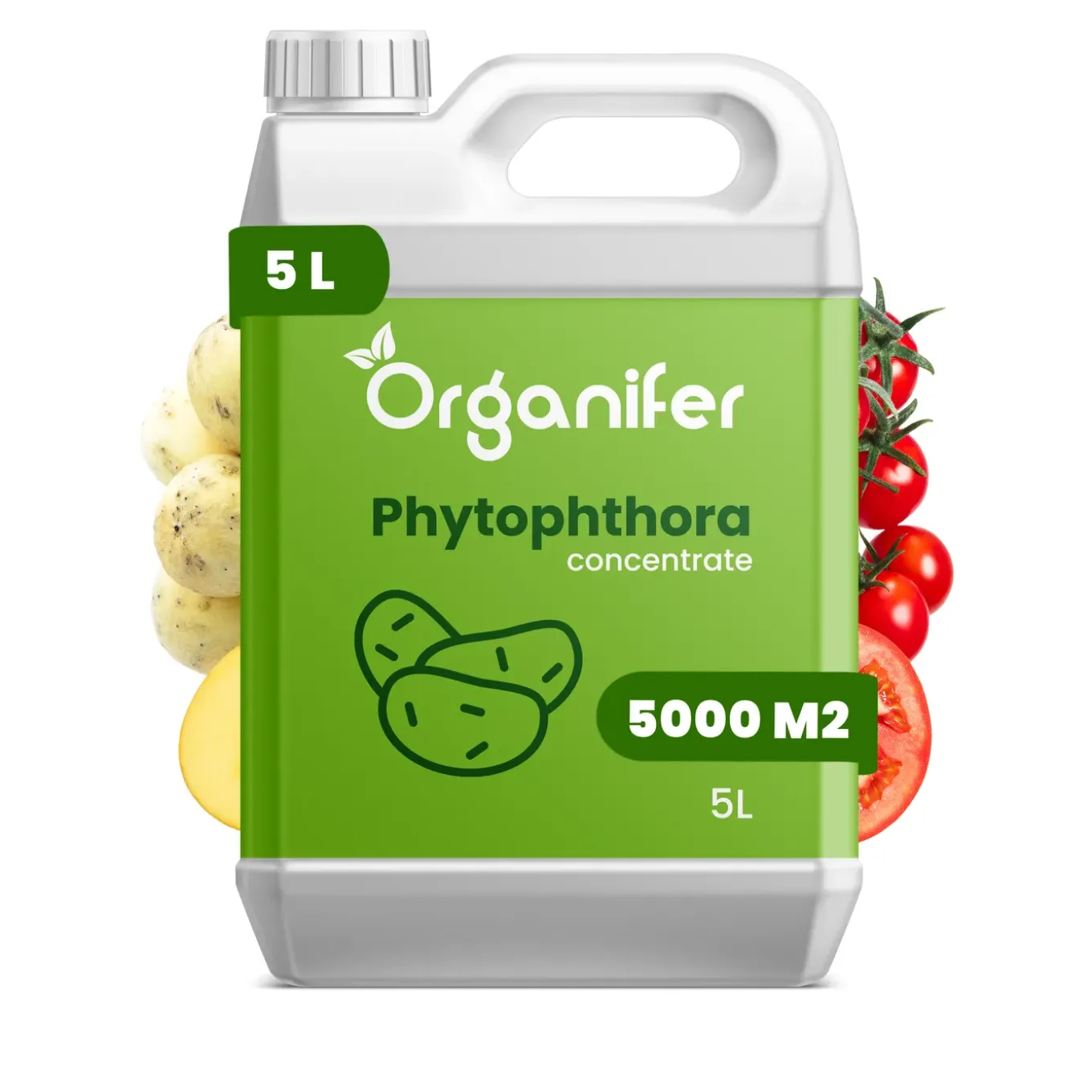 Phytophthora Concentraat - 5 L Voor 5000 M2 - Organifer