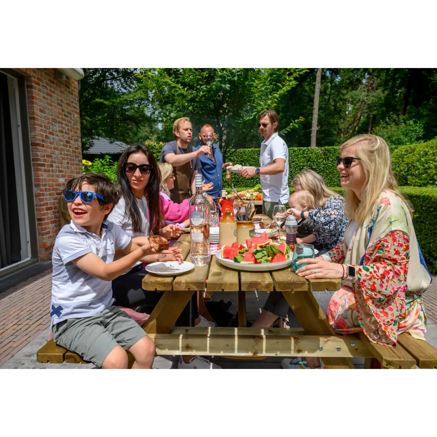 Overig Picknicktafel "Deluxe" naaldhout 180x70cm