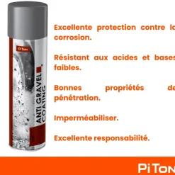 PiTon - Anti-grind Coating Spuitbus - Grijs - 500 Ml
