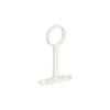 Plafondsteun Spaceo - Centraal Ø18mm - Zamak Wit - 1 stuk