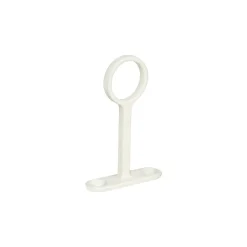 Plafondsteun Spaceo - Centraal Ø18mm - Zamak Wit - 1 stuk