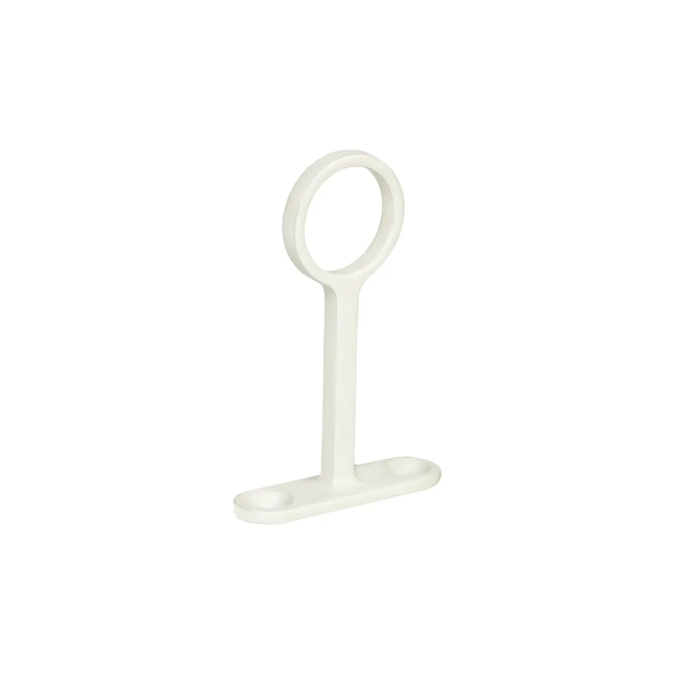 Plafondsteun Spaceo - Centraal Ø18mm - Zamak Wit - 1 stuk