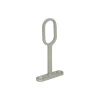 Plafondsteun Spaceo - Ovaal 30x15mm - Zamak Grijs - 1 stuk