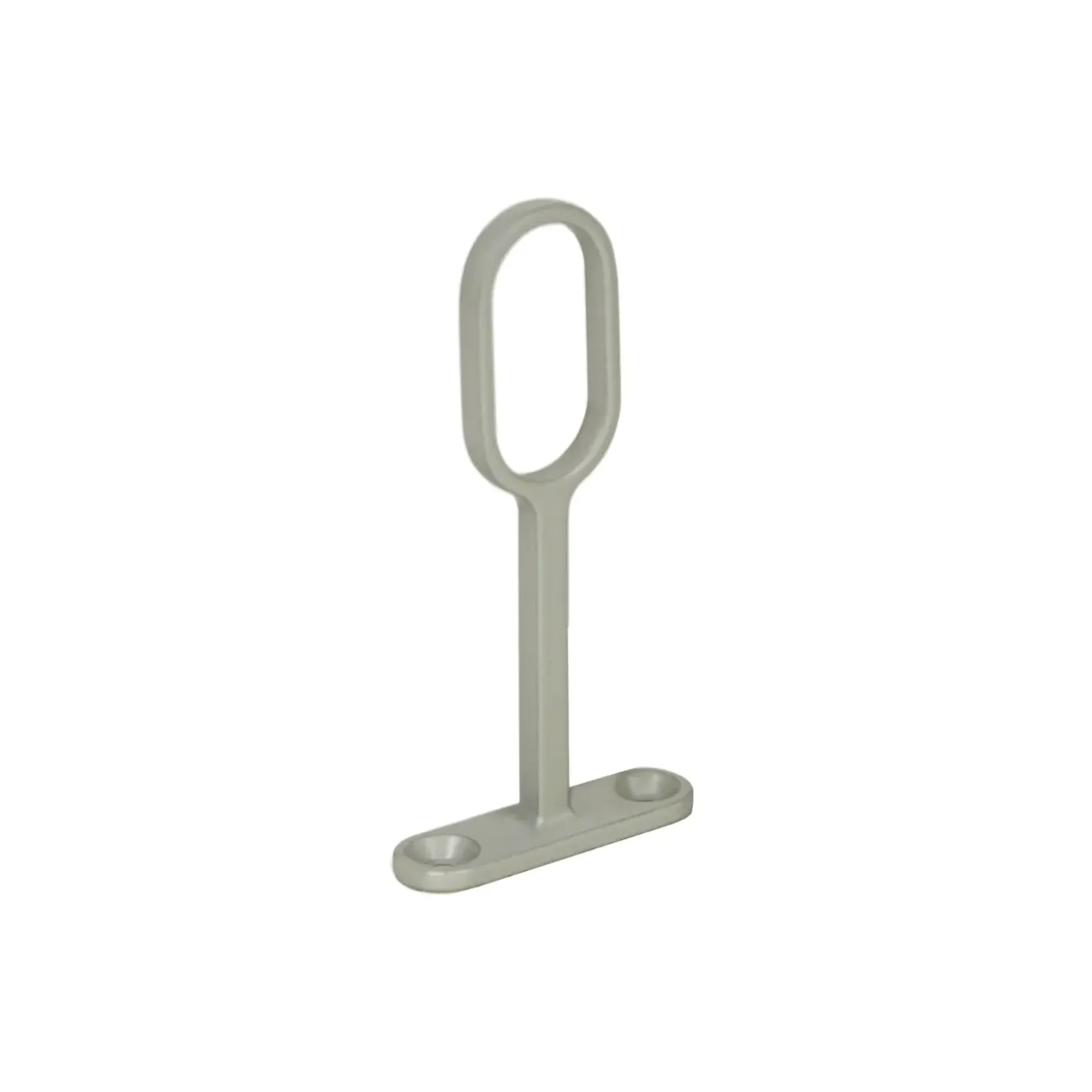 Plafondsteun Spaceo - Ovaal 30x15mm - Zamak Grijs - 1 stuk