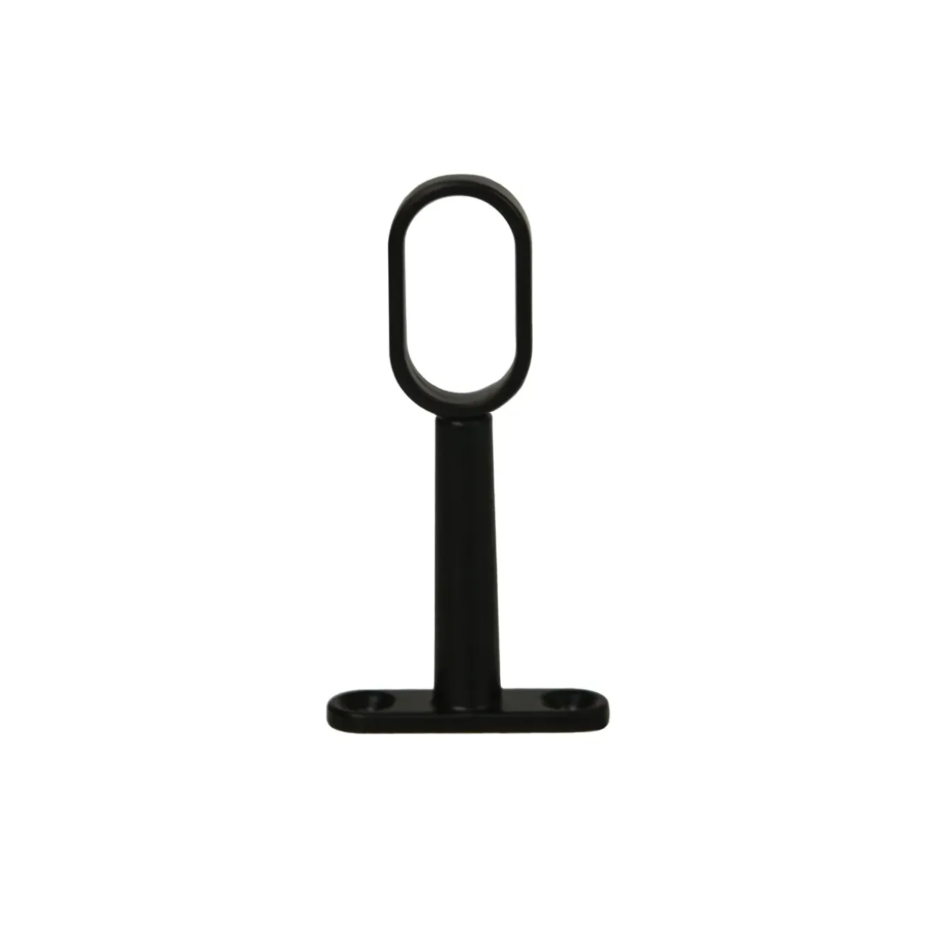 Plafondsteun Spaceo - Uitschuifbaar Ovaal 30x15mm - Zamak Zwart - 1 stuk