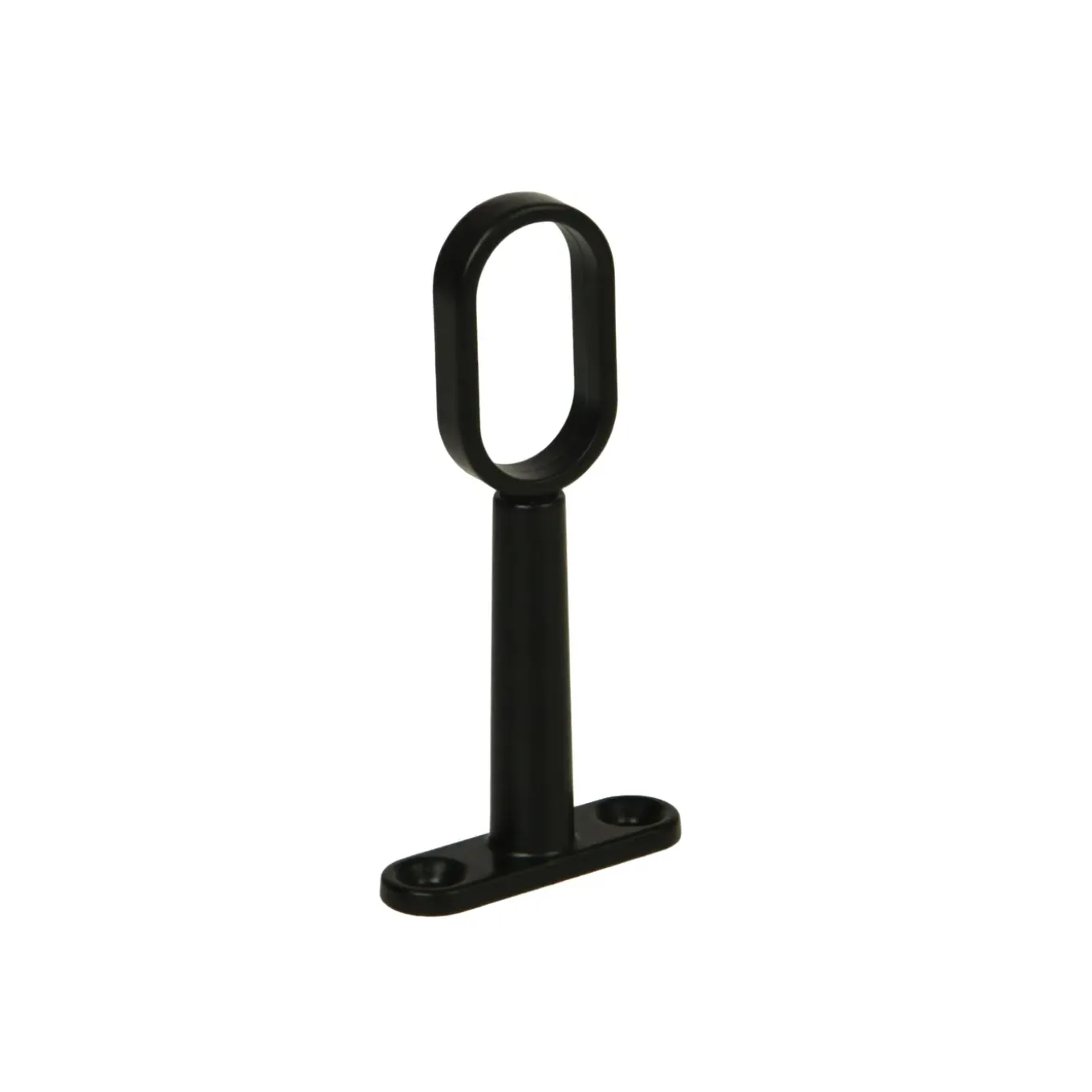 Plafondsteun Spaceo - Uitschuifbaar Ovaal 30x15mm - Zamak Zwart - 1 stuk
