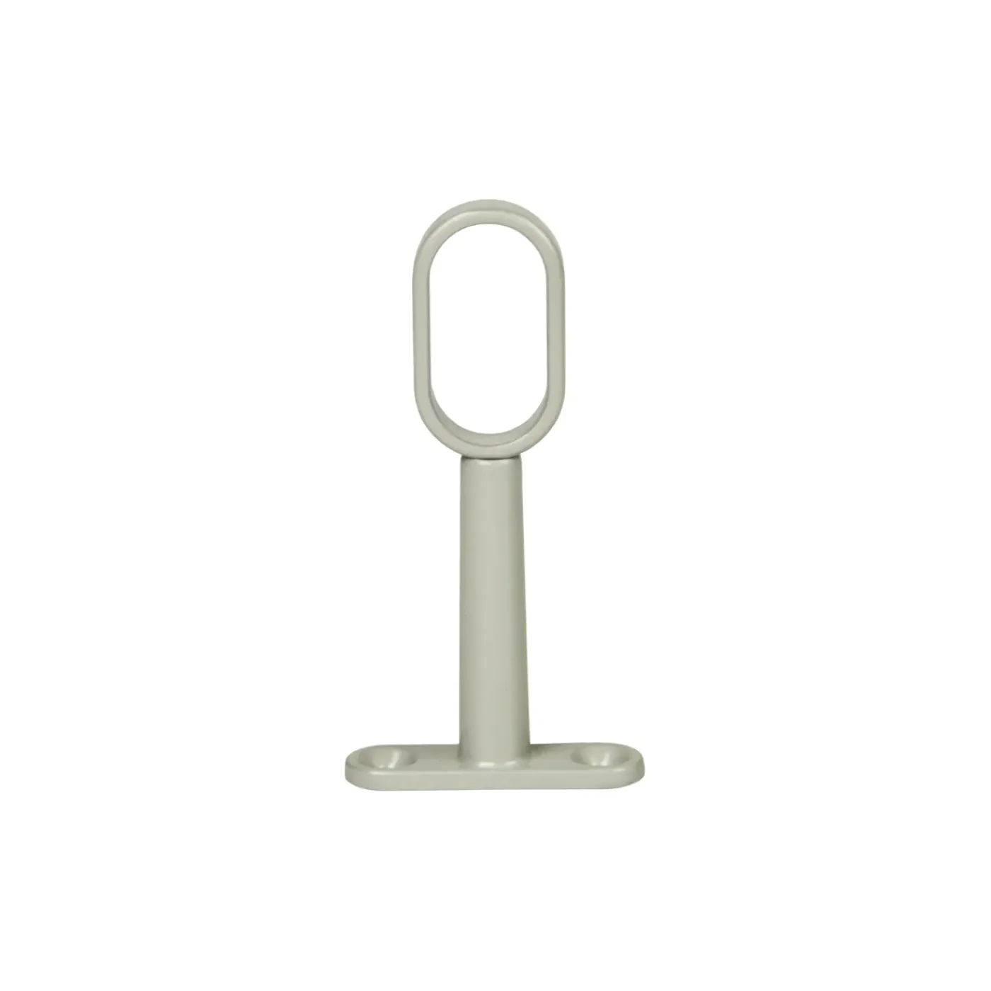 SPACEO Plafondsteun - Uitschuifbaar Ovaal 30x15mm - Zamak Grijs - 1 stuk