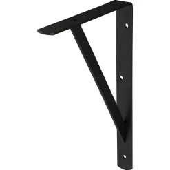 Plankdrager Industrie mat zwart 20x30cm