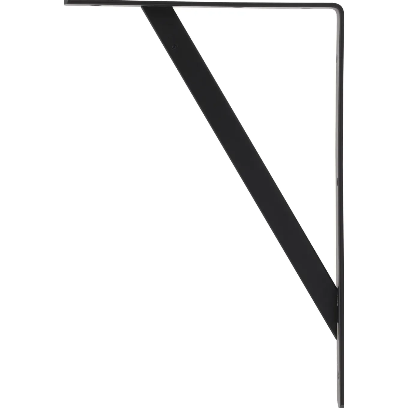 Plankdrager Industrie mat zwart 20x30cm