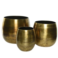 PLANTER ZINK 25CM ANTIEK