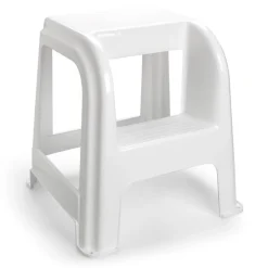 Plasticforte Keuken Krukje/opstapje - Wit - Kunststof - 46 Cm