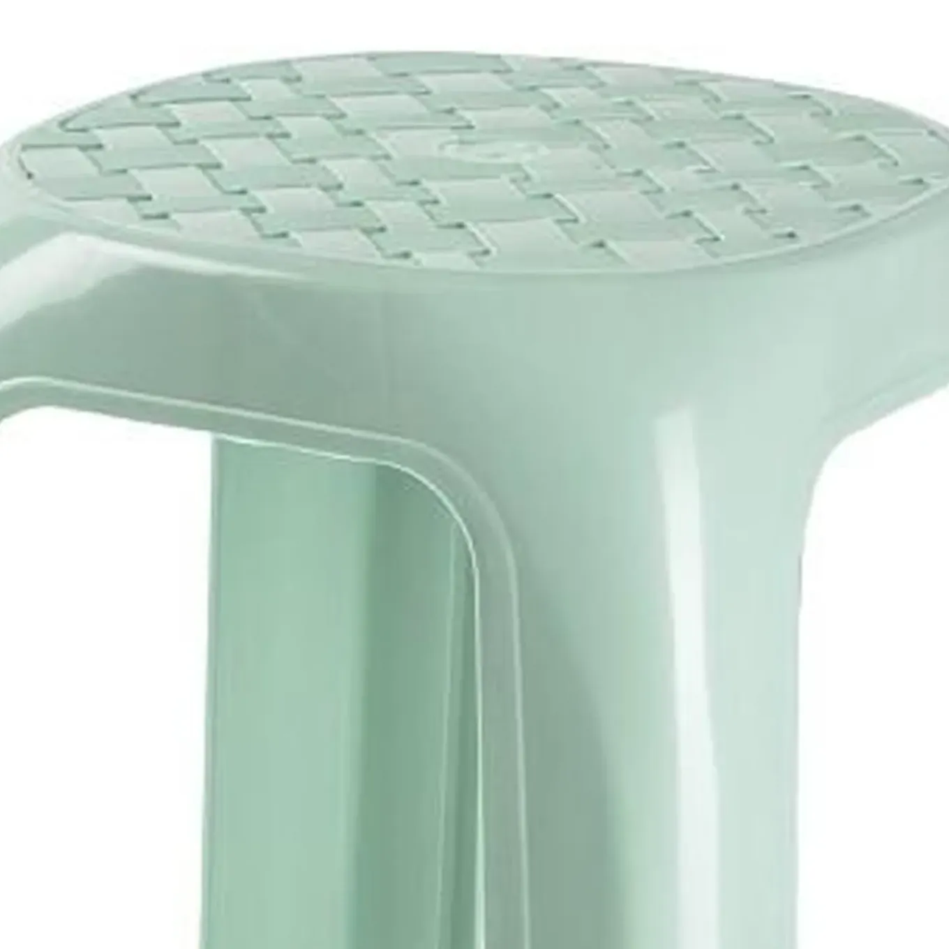 Plasticforte Keuken Krukje/opstapje - Groen - Kunststof - 46 Cm