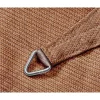 Platinum schaduwdoek Coolfit L400 x B300 cm - Zandkleurige rechthoekige schaduwdoek - HDPE 285 gr/m²