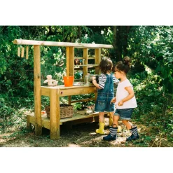 Plum Modder Keuken Hout Outdoor Discovery Mud Pie Kitchen Naturel