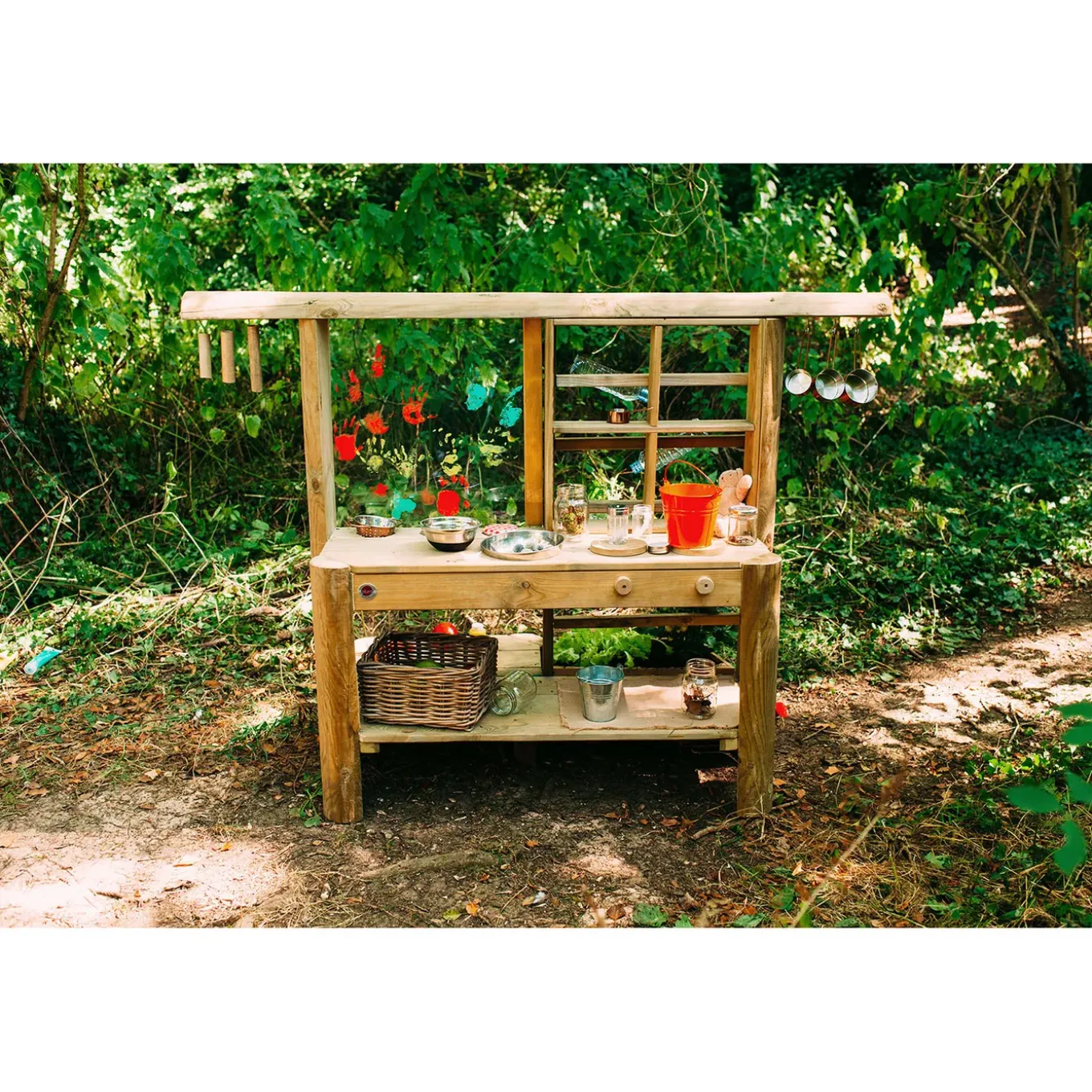 Plum Modder Keuken Hout Outdoor Discovery Mud Pie Kitchen Naturel