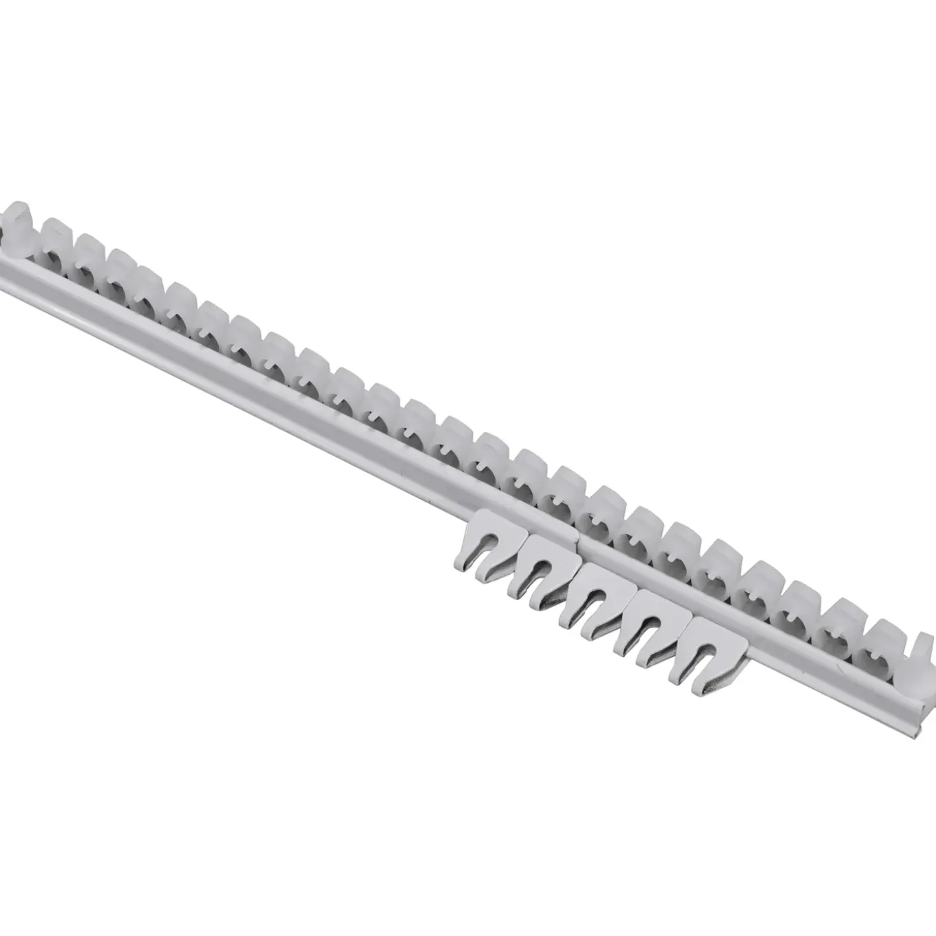 Plus uitschuifbare gordijnrail wit 160-300 cm