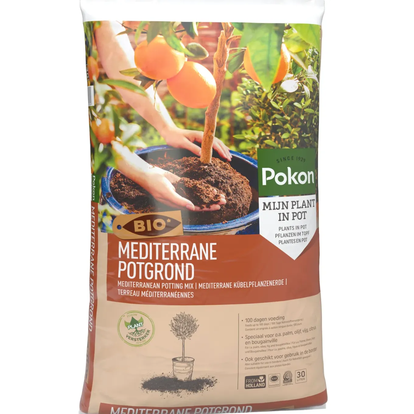 Pokon Mediterrane Grond Bio 30L