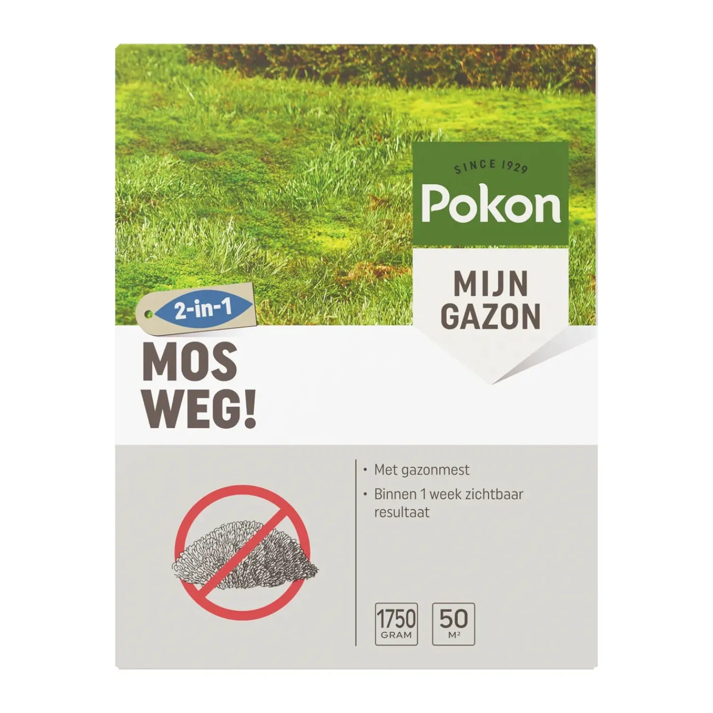 Pokon Mos Weg Gebruiksklaar - 1 Stuk voor 50m²
