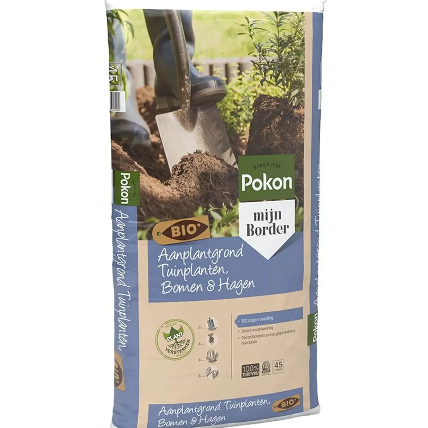 Pokon Potgrond Voor Tuinplanten, Bomen & Hagen - 45l