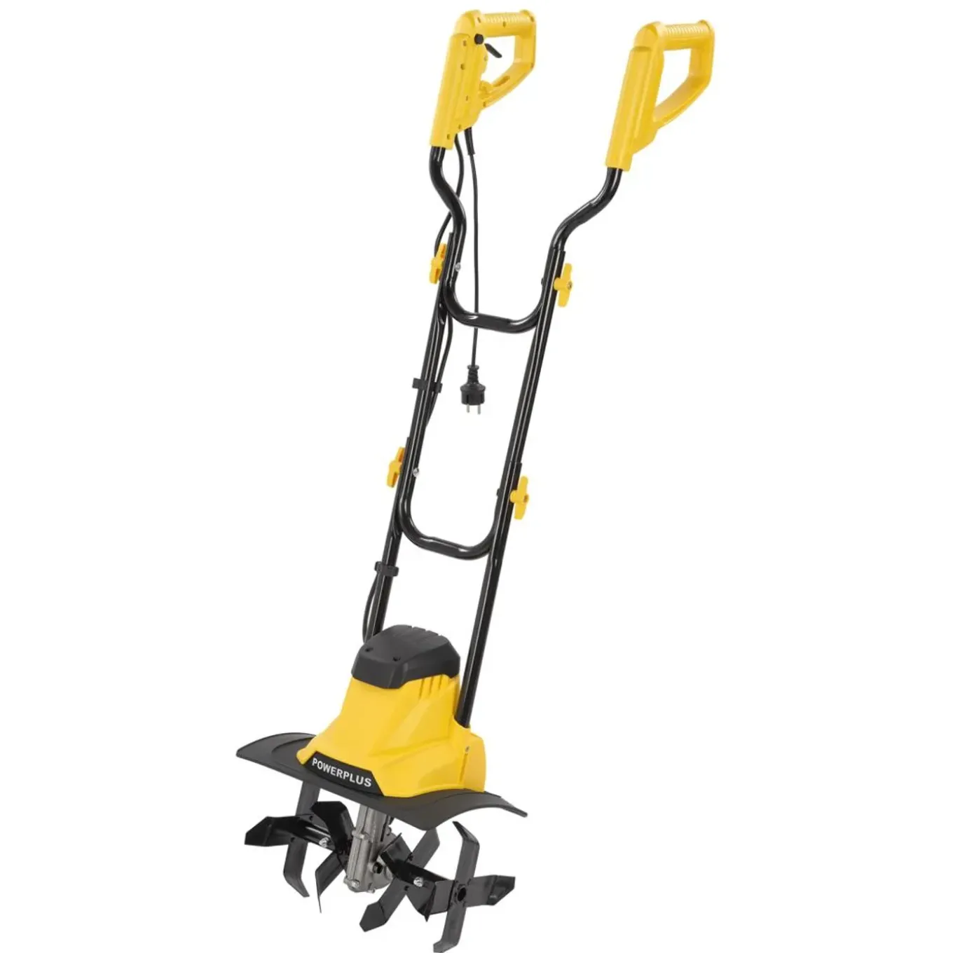 Powerplus Elektrische Grondfrees, 1200 W, 4 Messen, Werkdiepte 220mm, Breedte 360mm, Cultivator