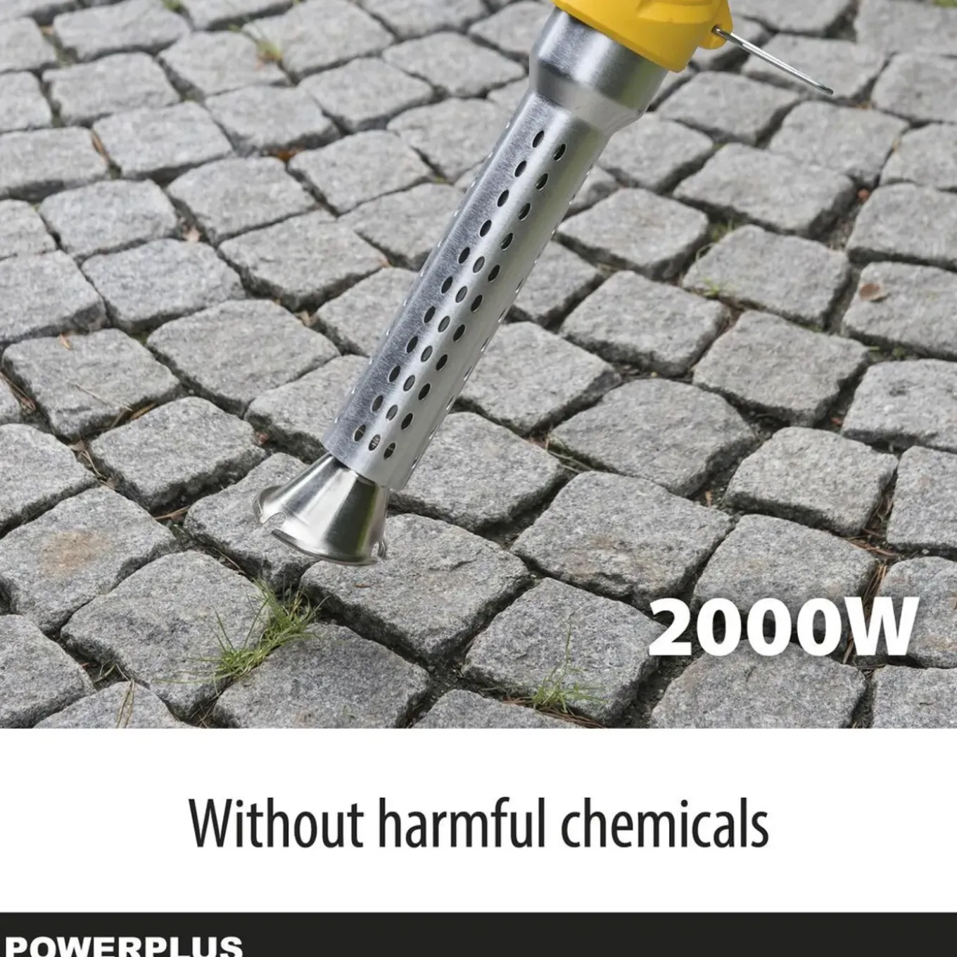 Powerplus Elektrische Onkruidverwijderaar 2000w, 115 Cm, 650°c, Onkruidtrekker