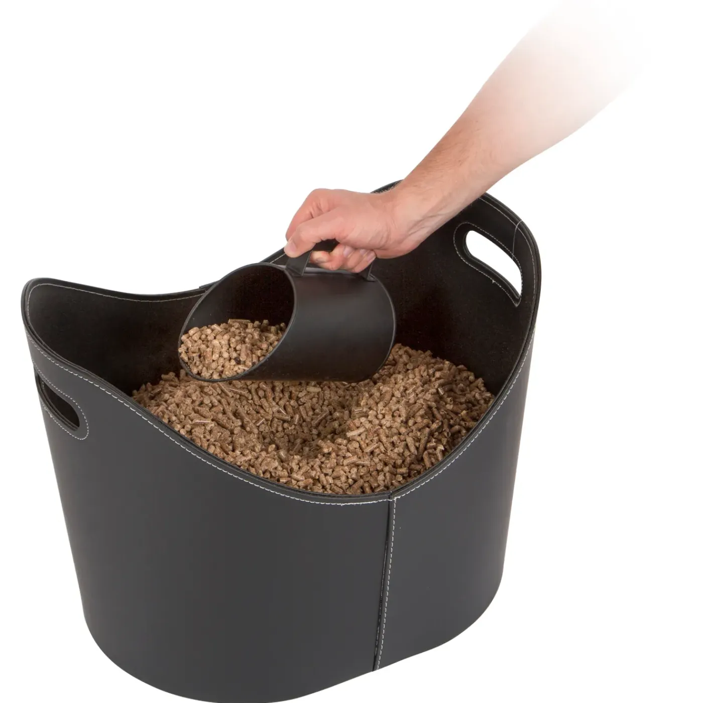 PRACTO home Practo Pelletschop - zwart