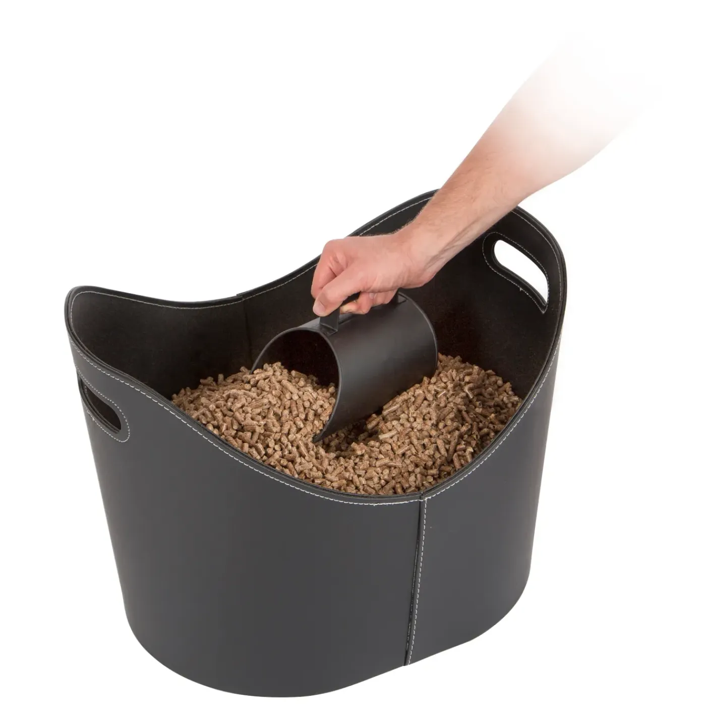 PRACTO home Practo Pelletschop - zwart