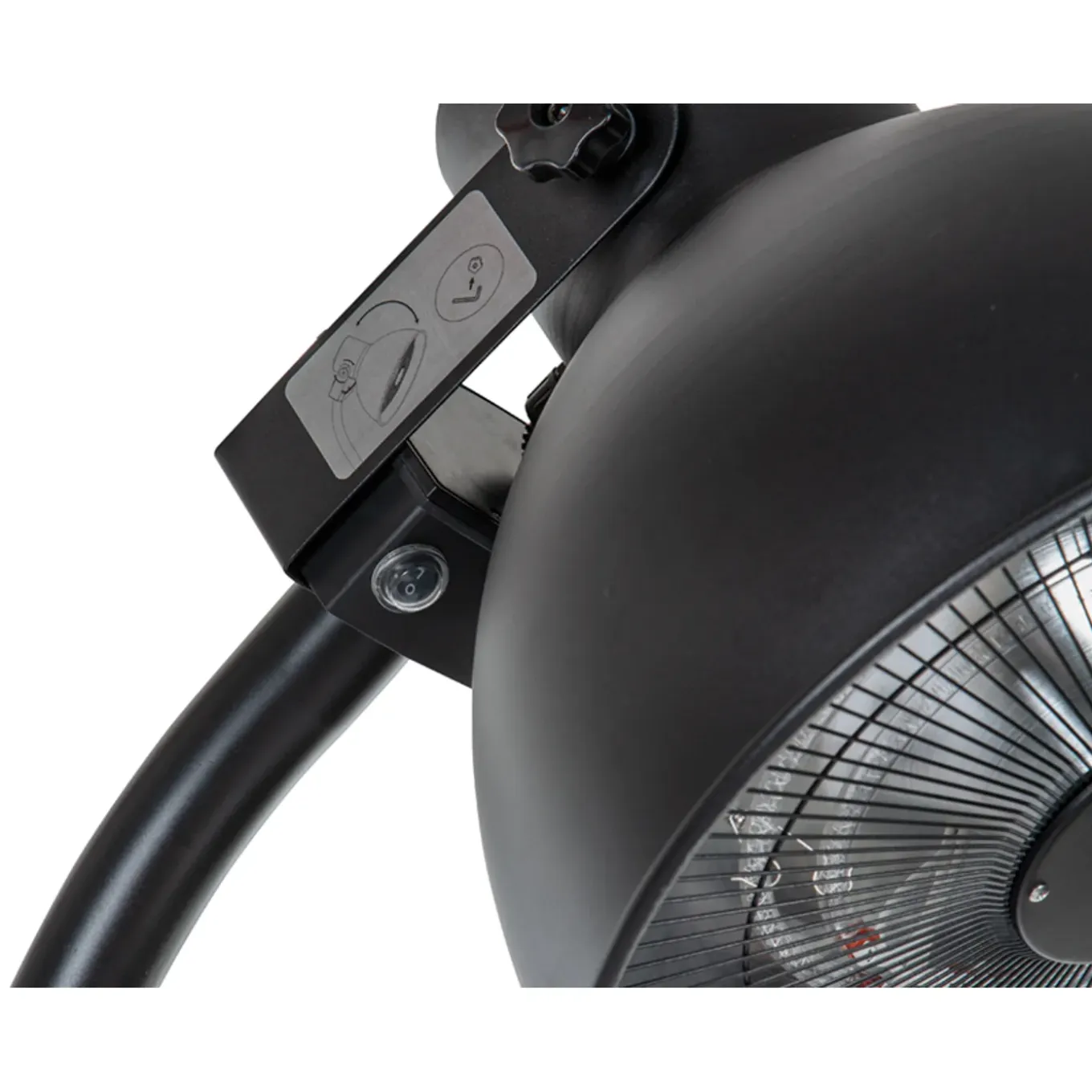 Practo terrasverwarmer TVE107 elektrisch staand 2000w helios