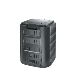 Practo tuincomposter PCP220N kunststof met schuif, 220L