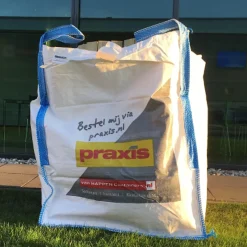 Praxis bouwafvalzak met afhaalservice