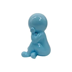 Present Time - Beeld Amigo Dreaming Medium - Blauw - 14,8x11,2x20 Cm