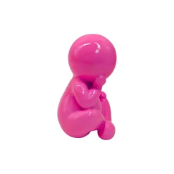 Present Time - Beeld Amigo Sitting Large - Roze - 24x21x34,8 Cm