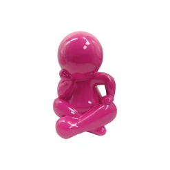 Present Time - Beeld Amigo Sitting Large - Roze - 24x21x34,8 Cm