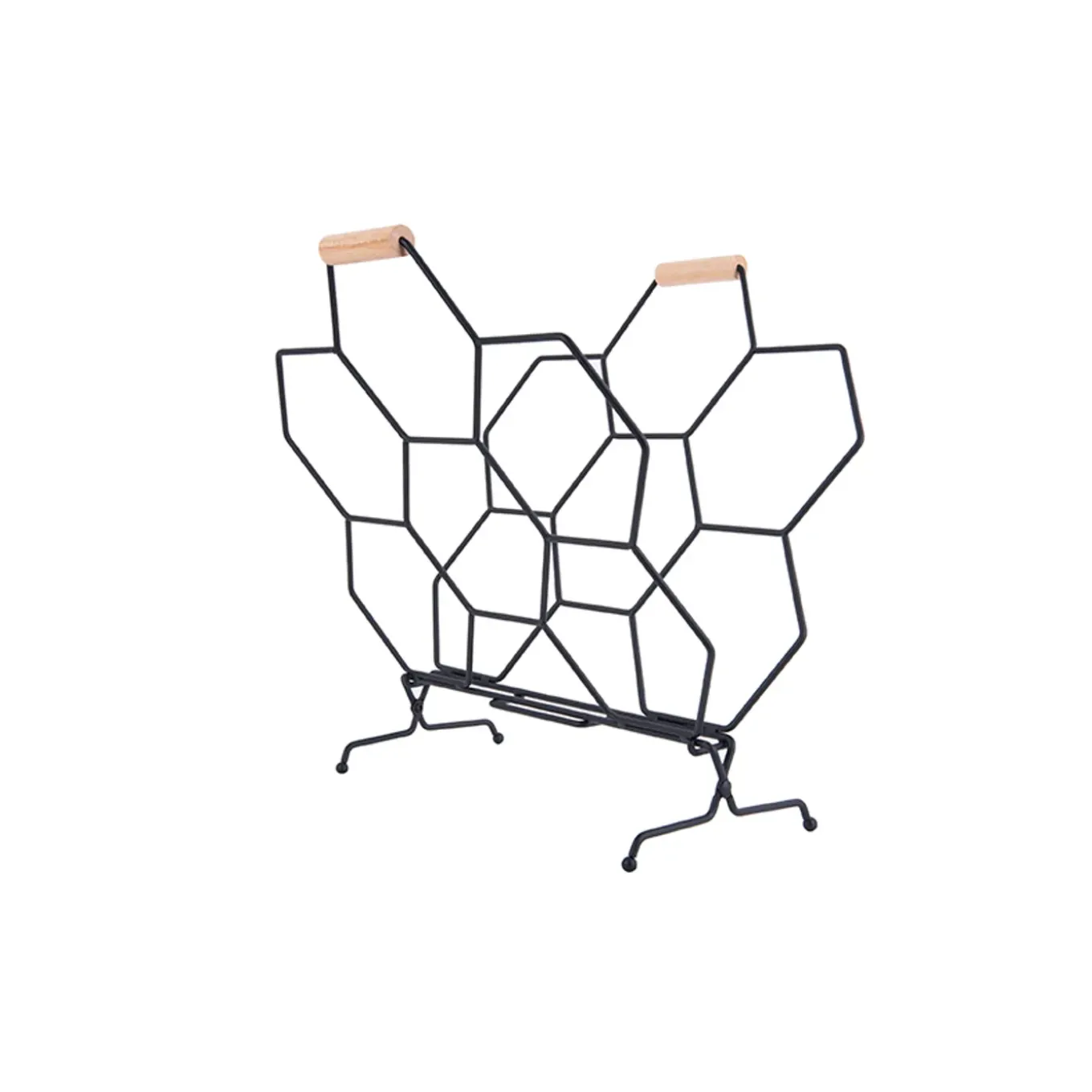 Present Time - Magazinehouder Honeycomb - Zwart