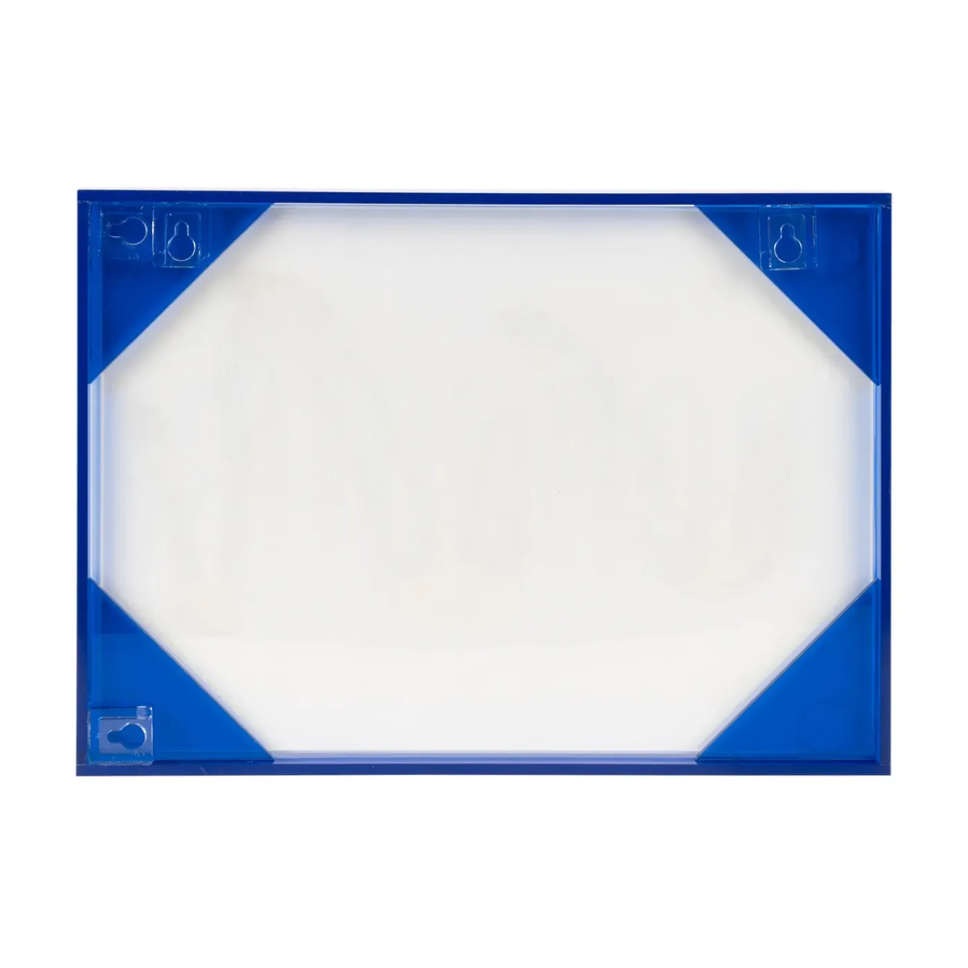 Present Time - Wall Art Bonjour Medium - Blauw