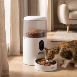 Princess - Automatische Voerbak 4L - HD Camera & Smart - Kat & Hond - App - RVS Kom - 610045
